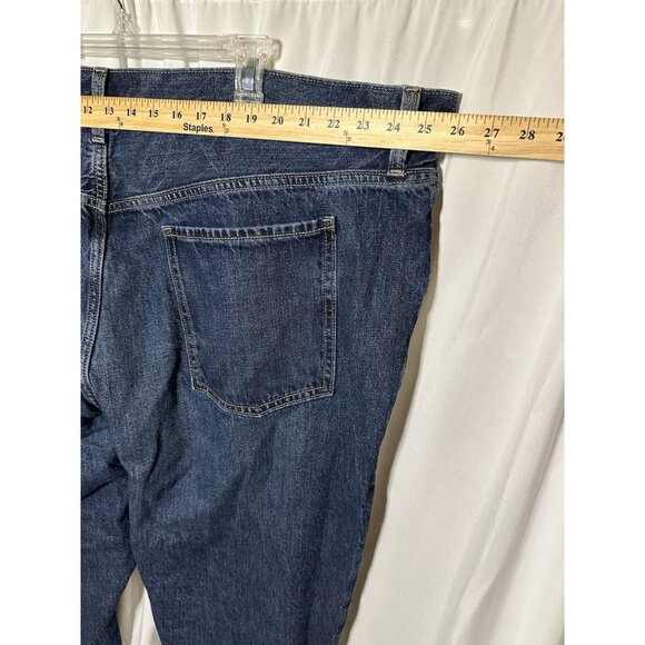 Old Navy High Rise Slouchy Straight Ripped Cut Off Jeans 26 High Rise Button Fly - Picture 10 of 15